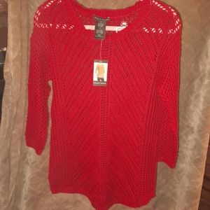 Chelsea and Theodore crochet sweater